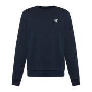 Moncler Sweatshirt Blue, Herr