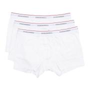 Dsquared2 Enfärgad Boxershorts Pack med Midjehöjd White, Herr