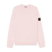 Stone Island Rosa Tröja Stil Komfort Mode Pink, Herr