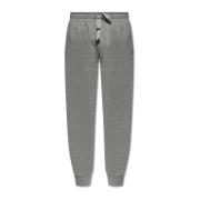 Dolce & Gabbana Sweatpants med logotyp applikation Gray, Herr