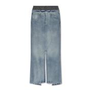 Maison Margiela Jeanskjol Blue, Dam