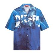 Diesel Skjorta Charles-D-Pop Blue, Herr