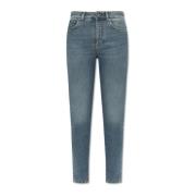 Dolce & Gabbana Tapered leg jeans Blue, Dam