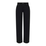 Dolce & Gabbana Straight-leg jeans Black, Dam