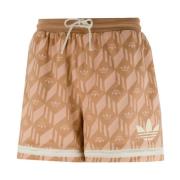 Adidas Monogram Beige Casual Shorts Beige, Herr