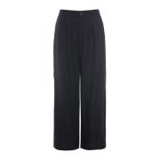 Bitte Kai Rand Lazy Linen Byxor Svart Black, Dam