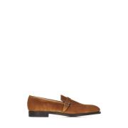 John Lobb Brun Loafer Skor Elegant Stil Brown, Herr