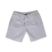 RefrigiWear Vita bomull Bermuda shorts med stretch White, Herr