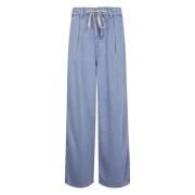 7 For All Mankind Trendiga Tilda Byxor Blue, Dam