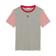 Ines De La Fressange Paris Paul bomull randig T-shirt Multicolor, Dam