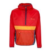 Cotopaxi Half-zip Windbreaker med huva Red, Herr