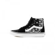 Vans Hög Topp Bandana Sneaker Black, Herr