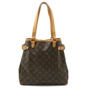 Louis Vuitton Vintage Pre-owned Canvas axelremsvskor Brown, Dam