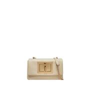 Moschino Elegant Elfenbens Axelväska Beige, Dam