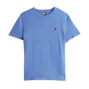 Tommy Jeans Blå Regular Fit Bomull T-shirt Blue, Herr