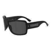 Dsquared2 Svart/Grå Solglasögon för Män Black, Herr