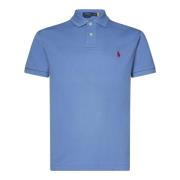 Polo Ralph Lauren Klarblå Polo T-shirt med Ponybroderi Blue, Herr