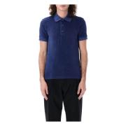 Tom Ford Midnight Blue Polo Shirt Blue, Herr