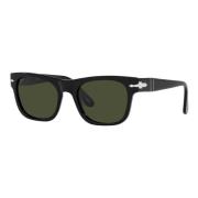 Persol Svart/Grön Solglasögon 0Po3269S Black, Unisex