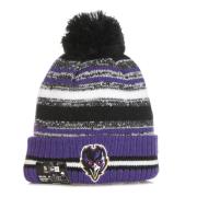 New Era NFL Sport Stickad Pom Pom Beanie Purple, Herr