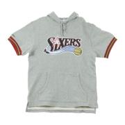 Mitchell & Ness Kortärmad huvtröja lätt sweatshirt Gray, Herr