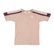 Kappa Rosa Lila Vit Band T-shirt Beige, Herr