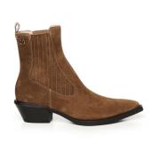 PINKO Brun Mocka Texan Ankelboots Brown, Dam