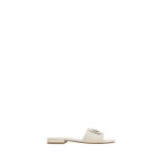 Guess Ivory Sandaler med Gyllene Detaljer White, Dam