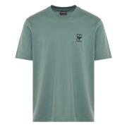 Emporio Armani Bomull T-shirt med Designerstil Green, Herr