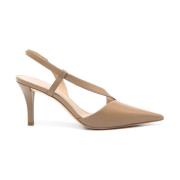 Michael Kors Beige Mid-Heel Pumps Skor Beige, Dam