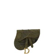 Dior Vintage Pre-owned Canvas dior-vskor Green, Dam