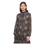 Antik Batik Eros print blus Multicolor, Dam