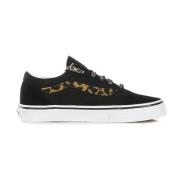 Vans Leopardmönstrad Låg Sneaker Svart/Vit Black, Herr