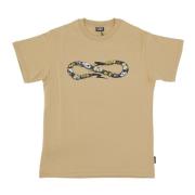 Propaganda Logo Hazard Tee - Streetwear Kollektion Brown, Herr