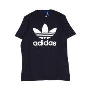 Adidas Big Trefoil Tee Navy/White Kvinnor Blue, Dam