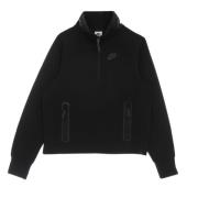 Nike Tech Fleece Turtleneck Sweatshirt Svart Black, Dam