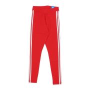 Adidas Ränder Tight Leggings Bättre Scarlet Red, Dam