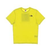 The North Face Syra Gul Tee Herr T-Shirt Yellow, Herr