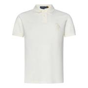 Polo Ralph Lauren Vit Polo T-shirt med Big Pony White, Herr