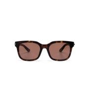 Alexander McQueen Bruna Solglasögon Dam Accessoarer Brown, Dam