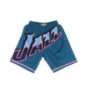 Mitchell & Ness NBA Basketball Shorts Hardwood Classics Blue, Herr