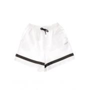 Fila Sportiga Shorts med Hög Midja White, Dam