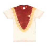 Ripndip Tie-Dye Dream Tee T-shirt Burgundy/Peach Multicolor, Herr