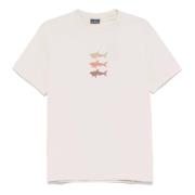 Paul & Shark Bomull T-shirt med Designers kod Beige, Herr