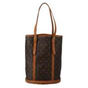 Louis Vuitton Vintage Pre-owned Canvas axelremsvskor Brown, Dam