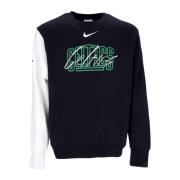 Nike Courtside Fleece Crewneck Black, Herr