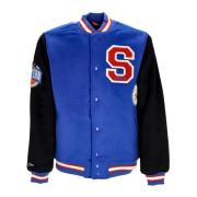 Mitchell & Ness NBA Team Legacy Varsity Jacket Blue, Herr