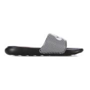 Nike Svart/Vita Slide Sandaler för Kvinnor Black, Dam