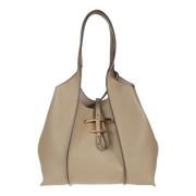 Tod's Snygg Shoppingväska Beige, Dam