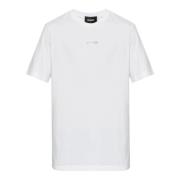 Dsquared2 Vita T-shirts och Polos White, Herr